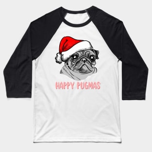 Happy pugmas Baseball T-Shirt